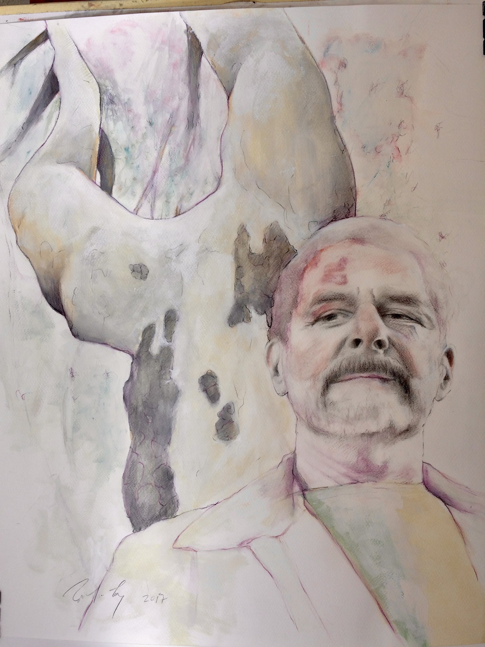 Painting by Tomas G. Lay