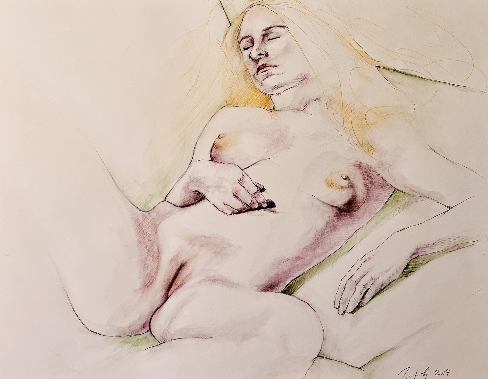 Painting by Tomas G. Lay