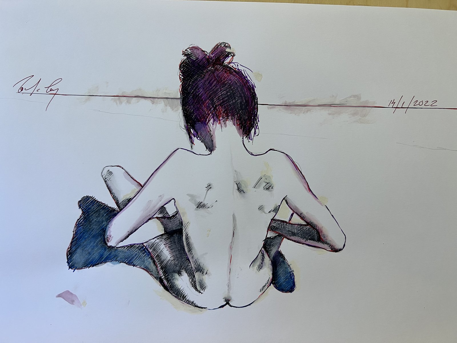 Painting by Tomas G. Lay