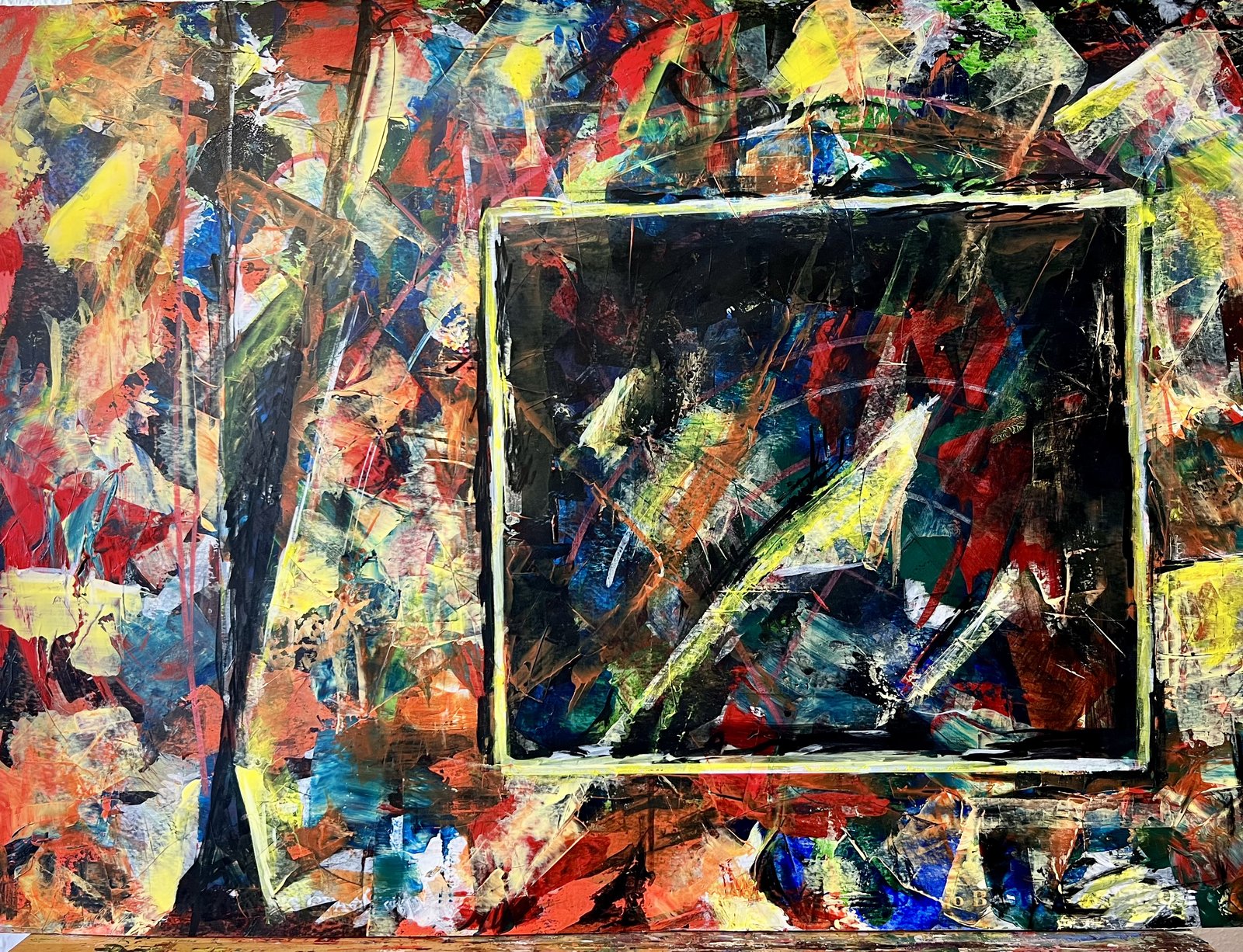 Painting by Tomas G. Lay
