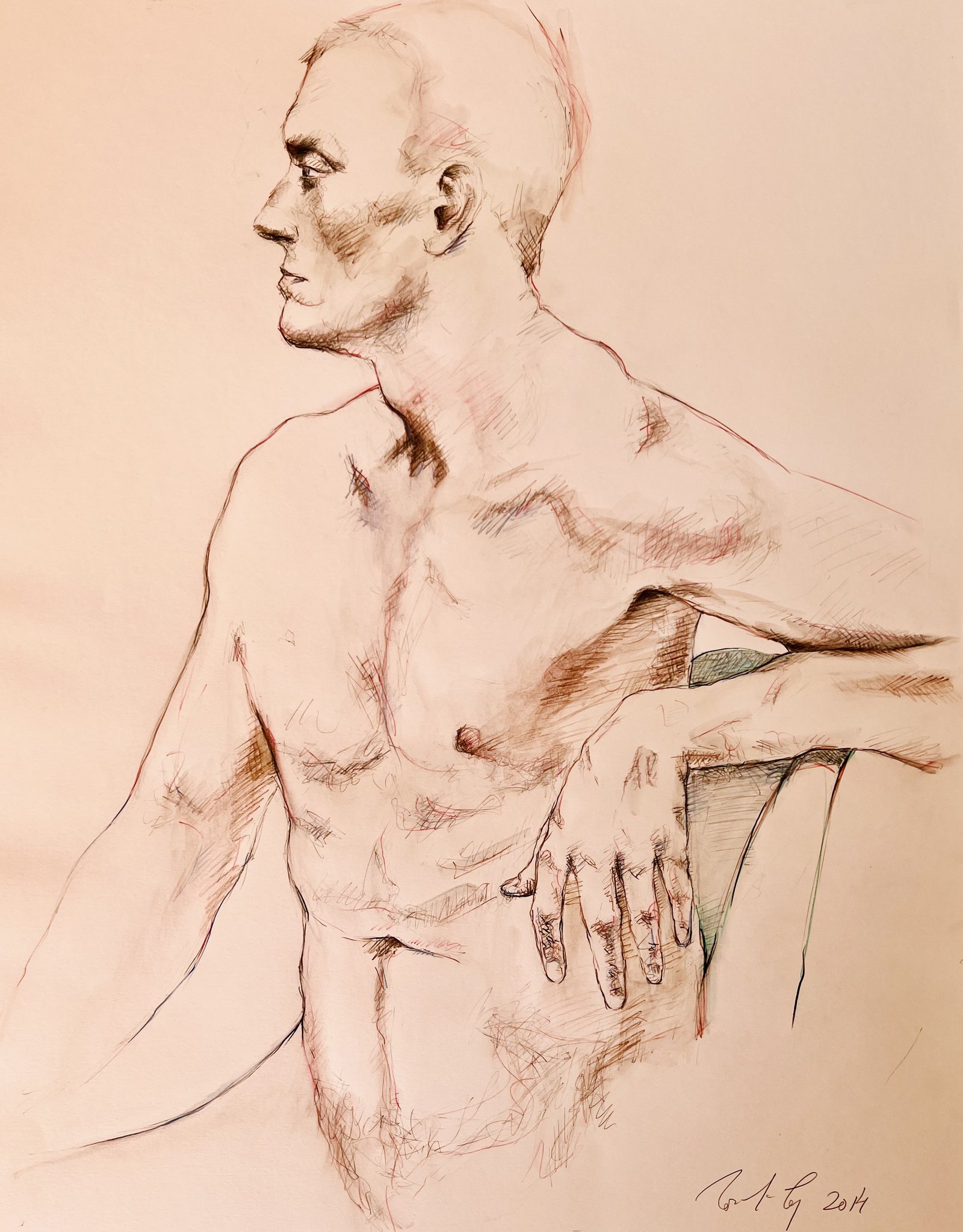 Painting by Tomas G. Lay
