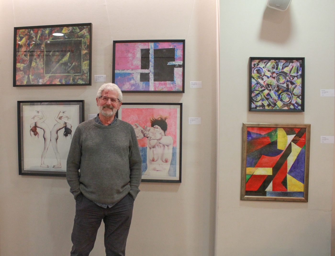 Tomas G. Lay at his most recent exhibition